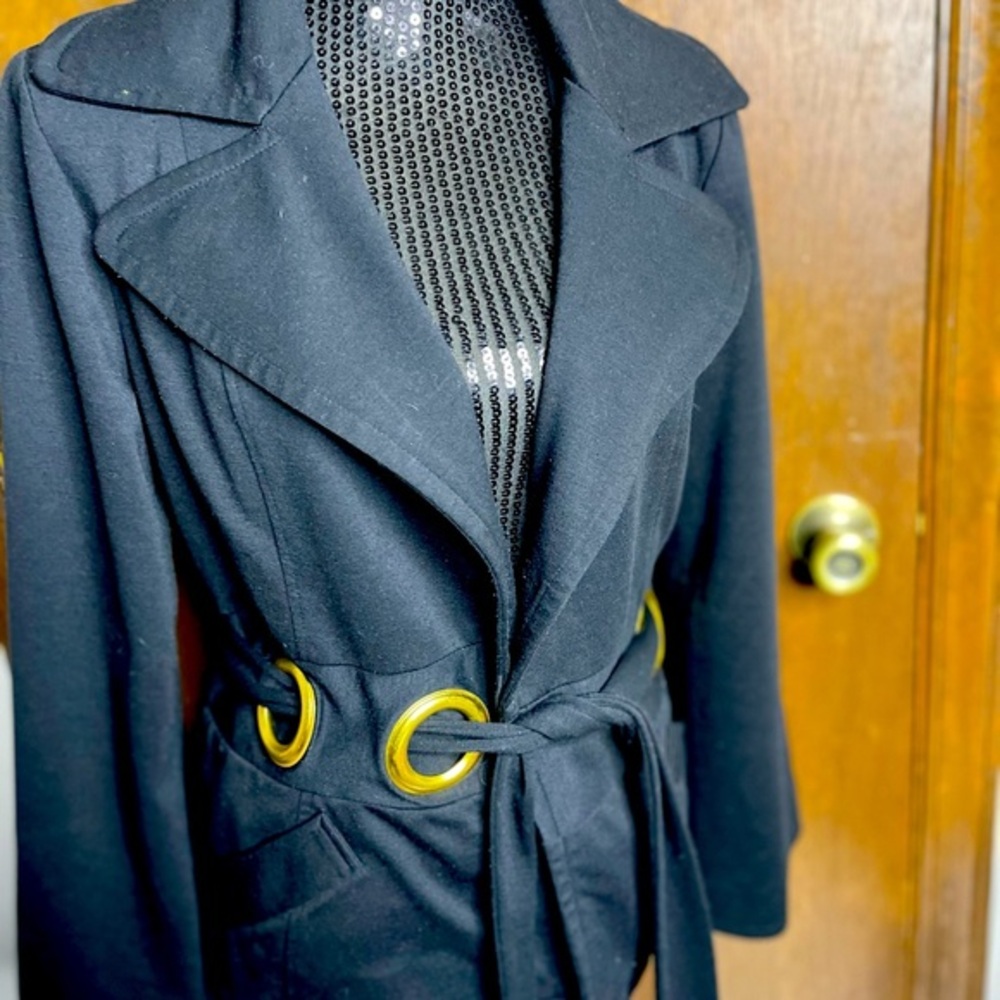 DM New York  Black Wrap Style Jacket